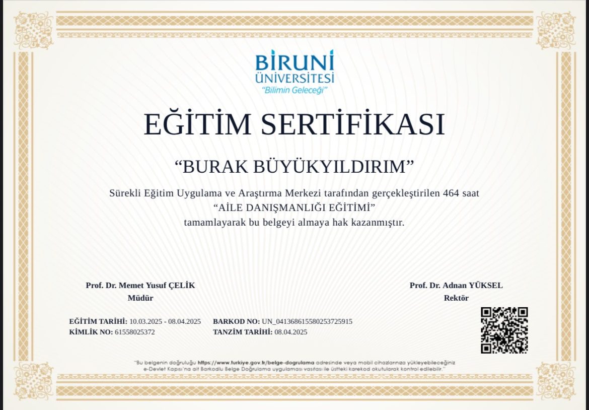 Çift ve Aile Danışmanlığı bilgilendirme görseli